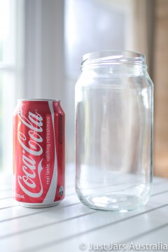 1-litre round jar (no lid)